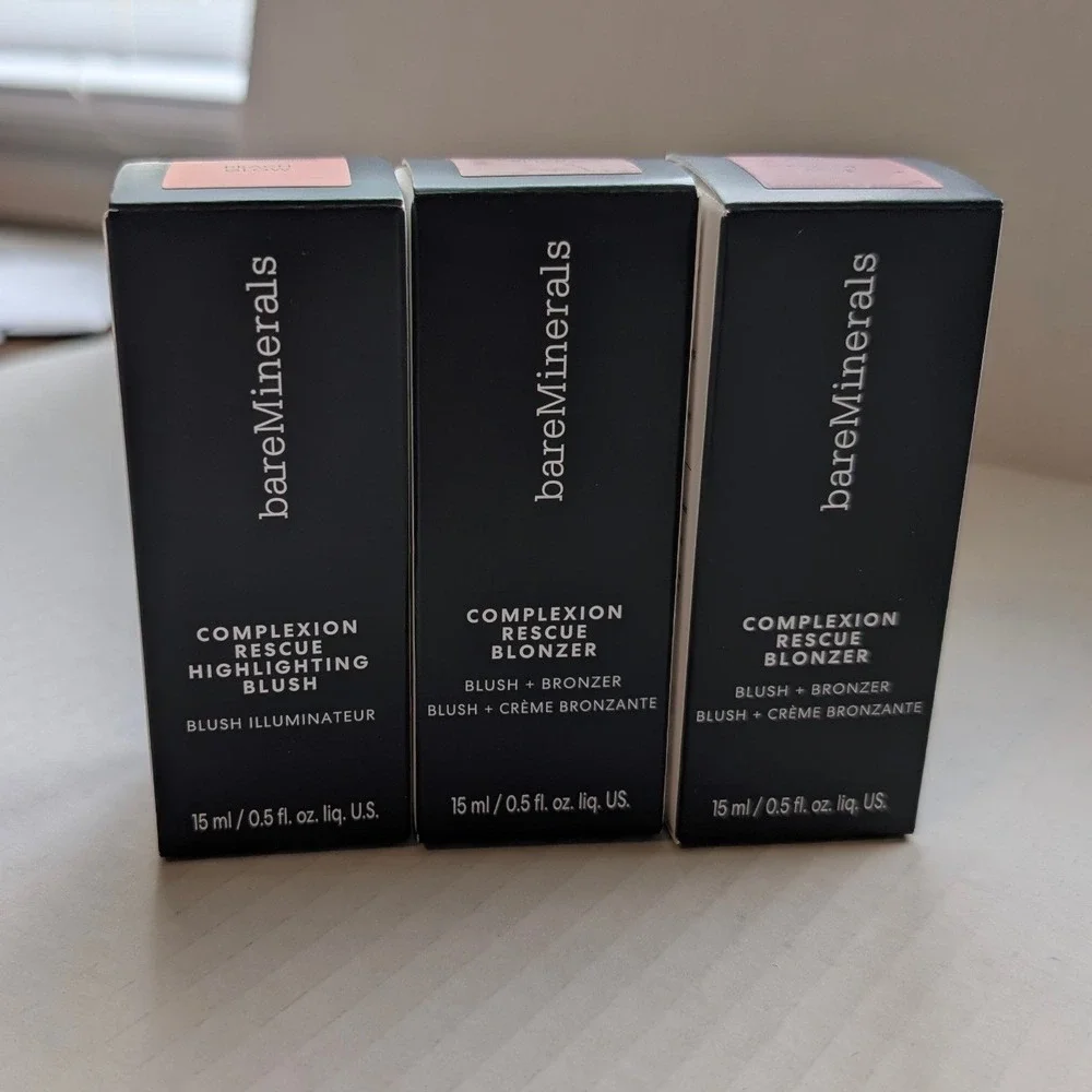 bareMinerals Blonzer Kiss‎ of Spice Kiss of Rose Highlighting Blush Peach Glow